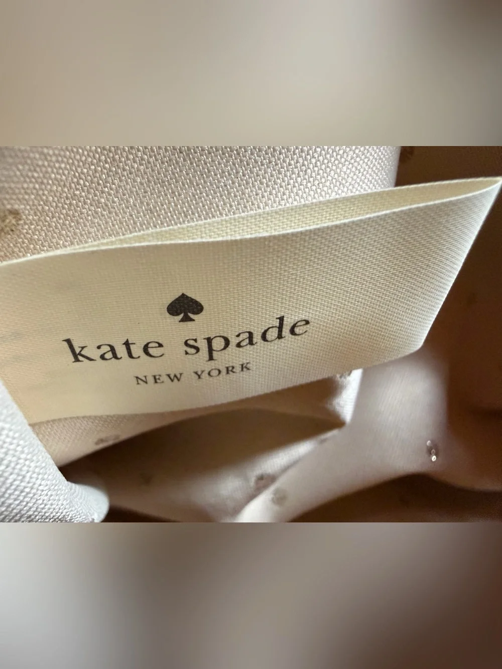 Kate Spade Nadine Black Wool Tweed Satchel with Gold Hardware